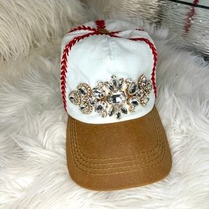 Beautiful rhinestone baseball cap